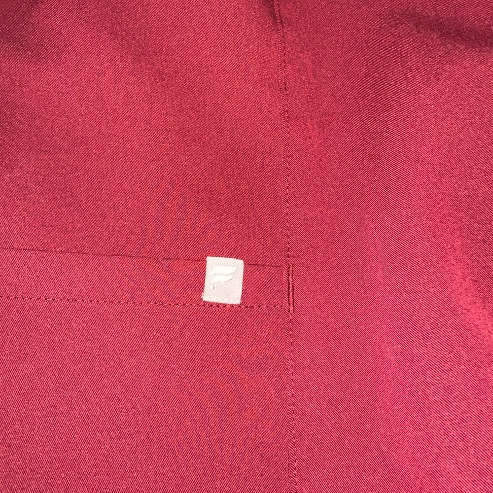 Fabletics Women’s Maroon Drawstring Scrub Joggers - image 3